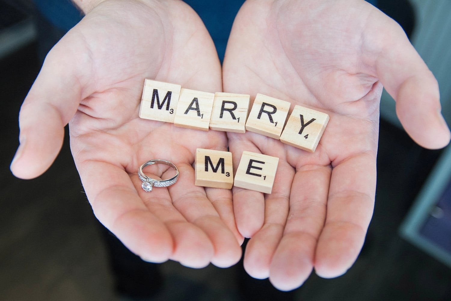 Proposal in a Calgary escape room