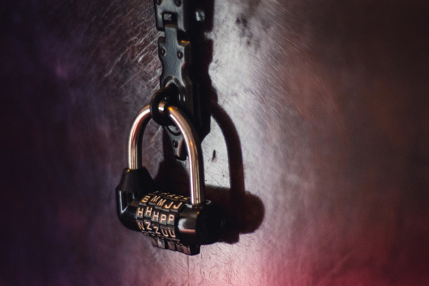 combination lock in a Calgary escape room